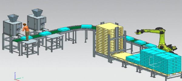 自動碼垛機系統(tǒng)搬運機器人的特點