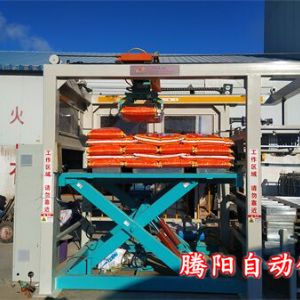 大米高位碼垛機處理雙線碼垛工作節(jié)約人工成本