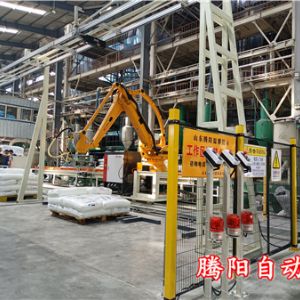 塑料顆粒pp顆粒全自動拆包投料機(jī)械手自動拆包上料