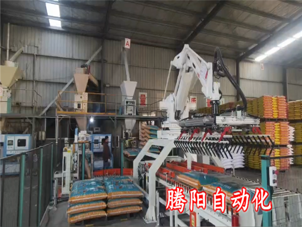 雙爪肥料碼垛機(jī)器人