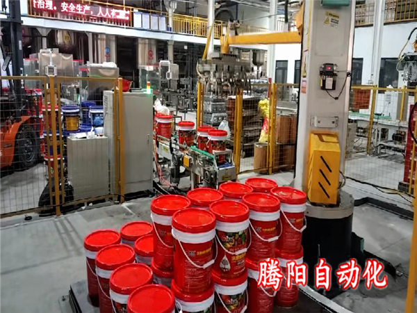 桶裝水溶肥立柱碼垛機(jī)